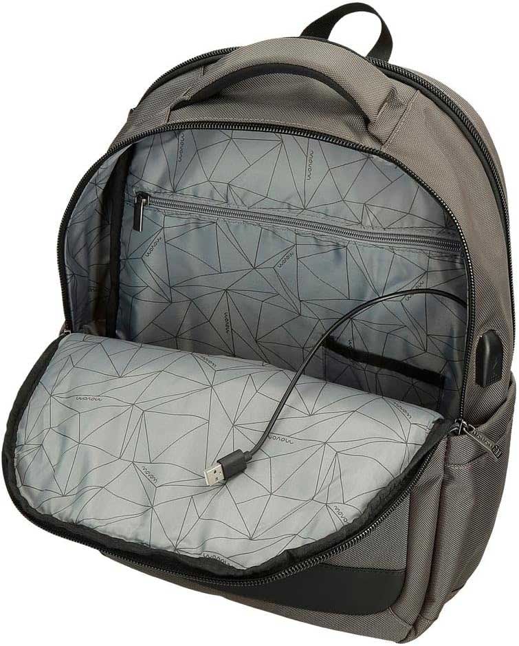 Ranac 44cm za laptop Movom Buster grey 53426 - pogled 5