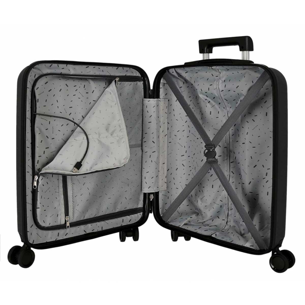 Kabinski ABS kofer 55cm sa odeljkom za laptop Movom Dayton black 53512 - pogled 5