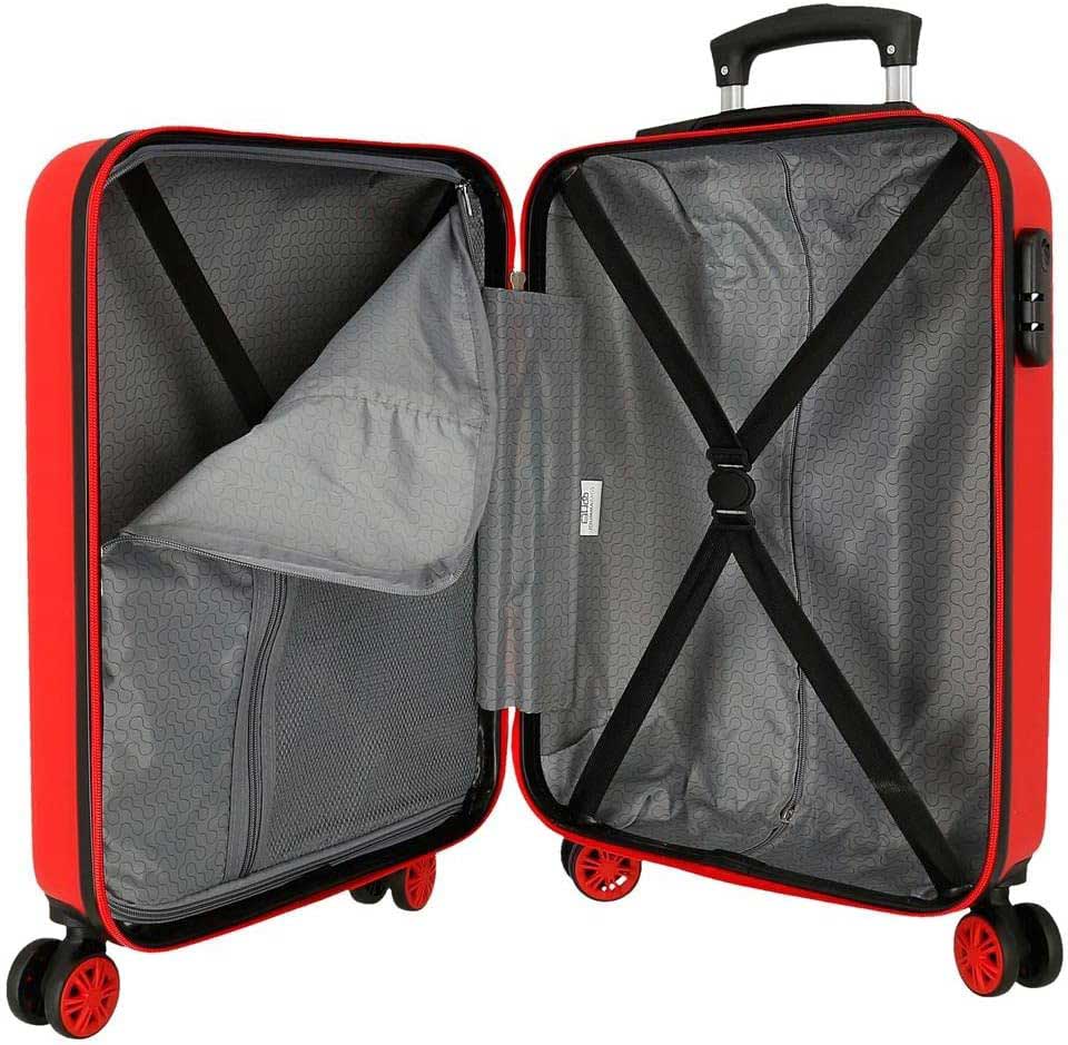 Dečiji ABS kofer 55cm Disney Mickey All smile red 40211 - pogled 5