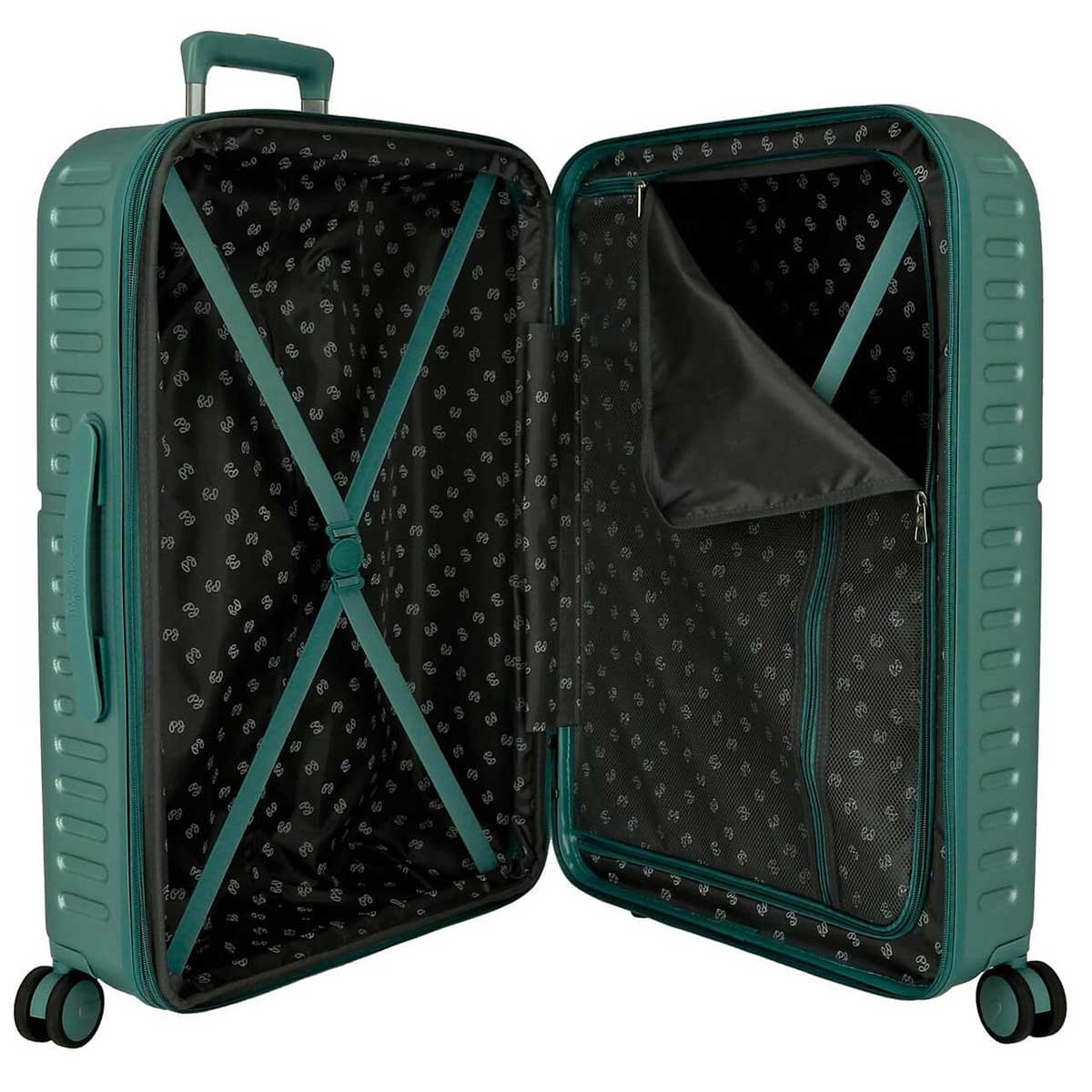 Koferi za putovanja 70cm i 55cm Pepe Jeans Highlight green 76895 - pogled 5