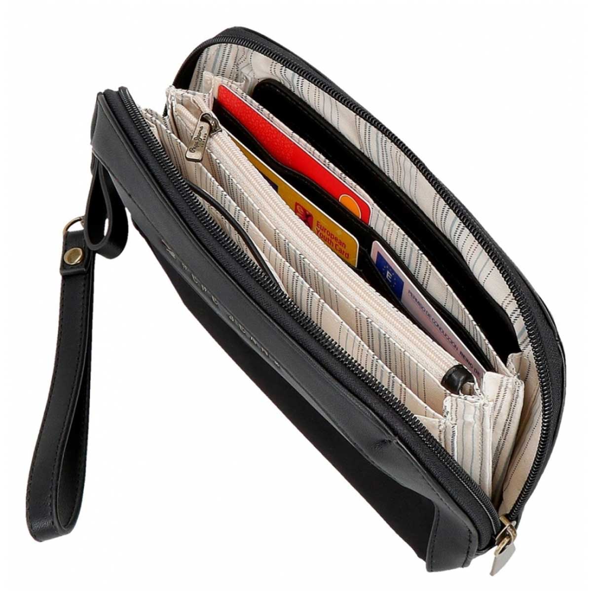 Torbica za ruku Pepe Jeans Morgan black 79241 - pogled 5