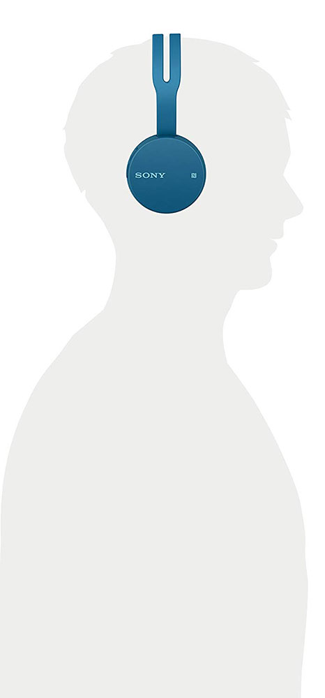 Sony WH-CH400 BlueTooth Bežične Slušalice Plave - pogled 5