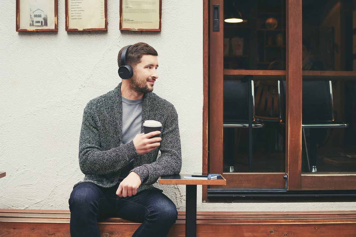 Sony WH-CH500 BlueTooth Slušalice Za Razgovor i Muziku - Crne - pogled 5