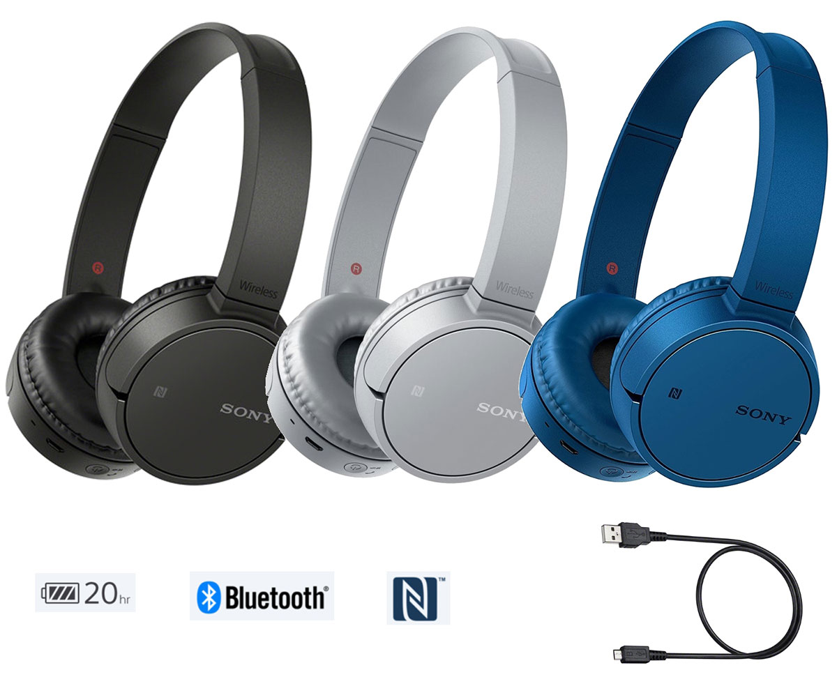 Sony WH-CH500 BlueTooth Slušalice Za Razgovor i Muziku - Plave - pogled 5