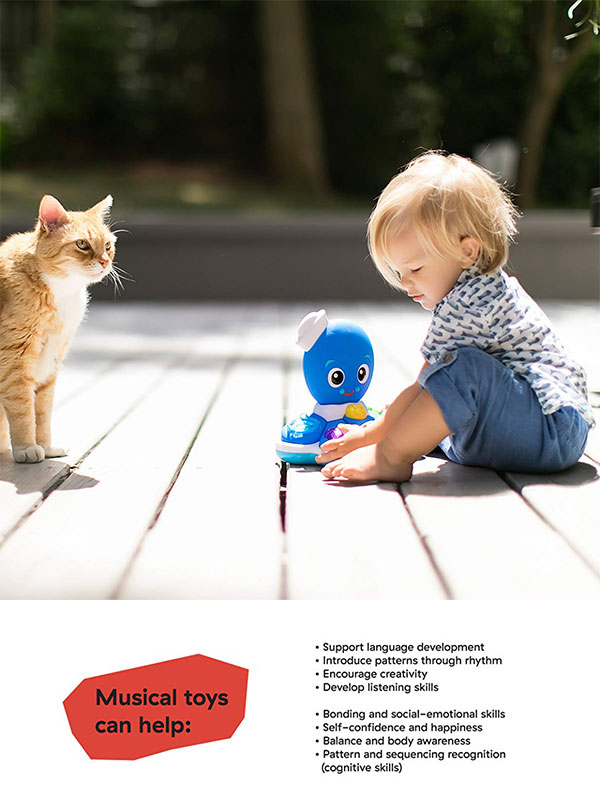 KIDS II Baby Einstein Igračka ORKESTAR OKTOPOD Octopus Orchestra - pogled 5