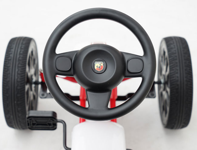 Dečiji Karting na pedale 1 Beli - pogled 5