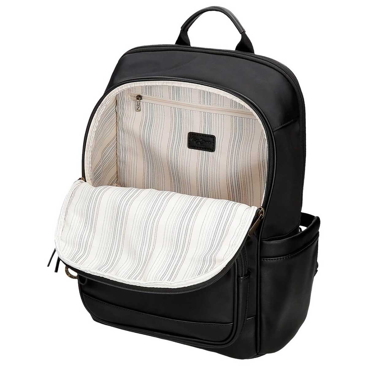 Ranac 40cm Pepe Jeans Morgan black 79224 - pogled 5