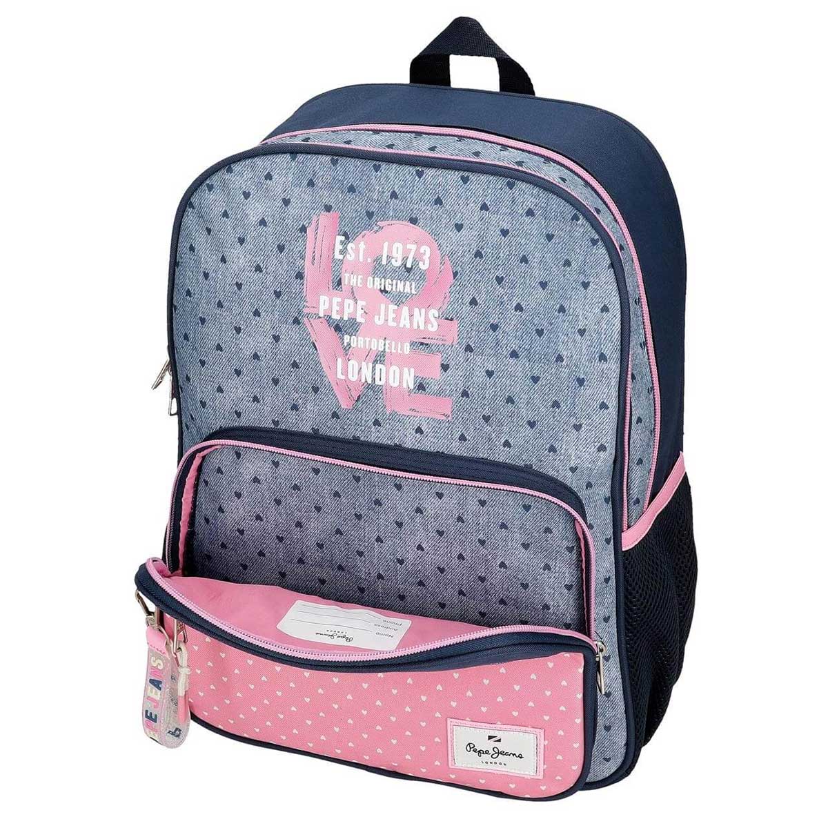 Školski ranac 40cm Pepe Jeans Noni Denim 68222 - pogled 5