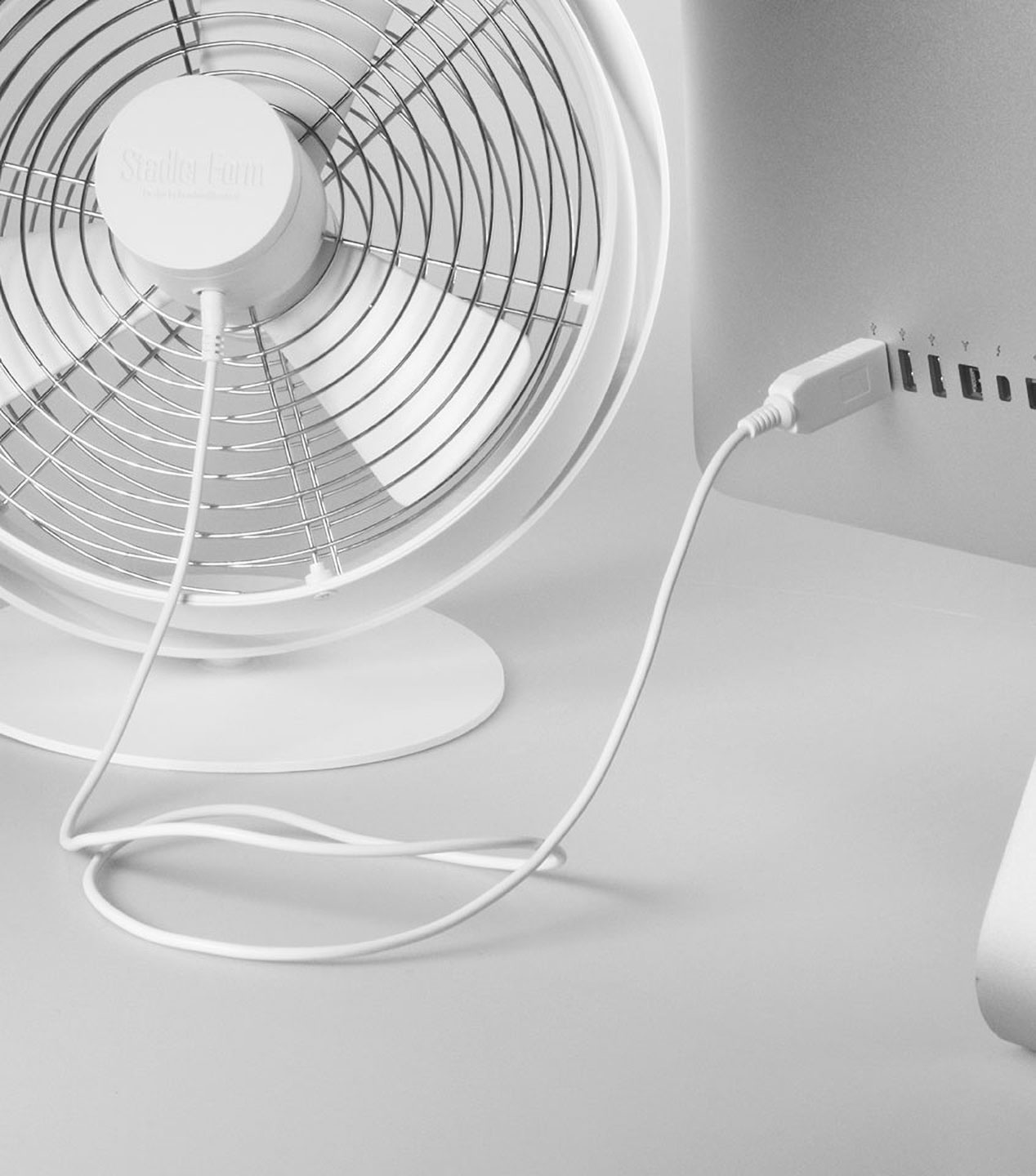 USB stoni ventilator Stadler Form Tim White - pogled 5