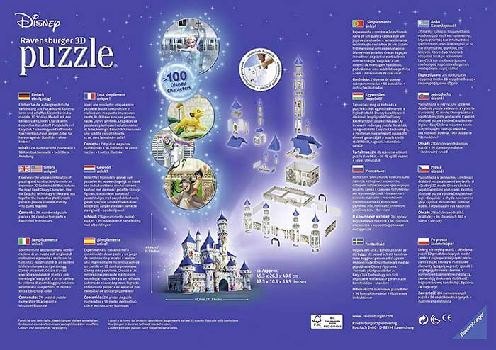 Ravensburger 3D Puzle Dizni zamak 12587 - pogled 5