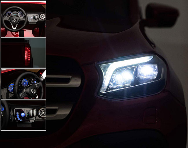 Dečiji automobil na akumulator Mercedes X Class Dvosed 310 Crni - pogled 5