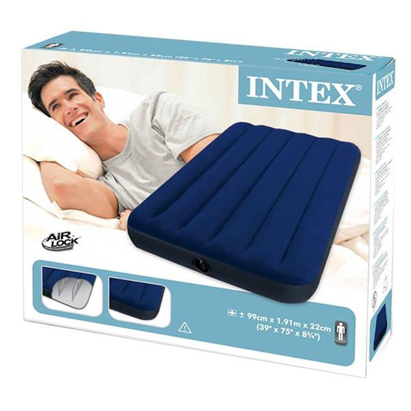 Krevet Na Naduvavanje Intex 68757 - Classic Downy Bed Twin Size - pogled 5