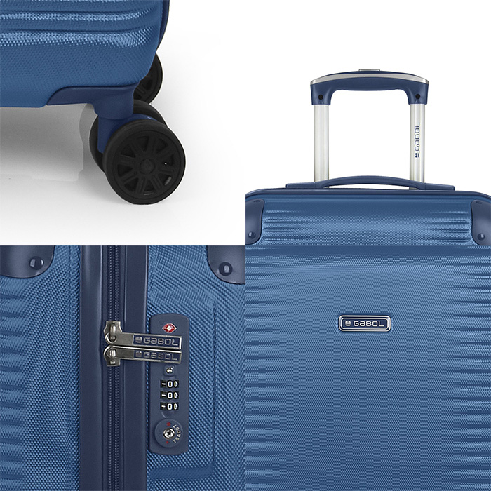 Kabinski ABS kofer sa 4 točka Gabol Balance 115922-03 - pogled 5