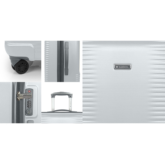 Srednji ABS kofer sa 4 točka Gabol Balance 115946-22 - pogled 5