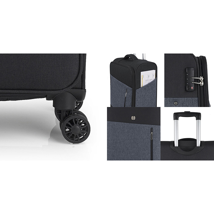 Kabinski EVA kofer sa 4 točka Gabol Saga 117022-01 - pogled 5