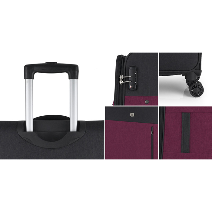 Veliki EVA kofer sa 4 točka Gabol Saga 117047-08 - pogled 5