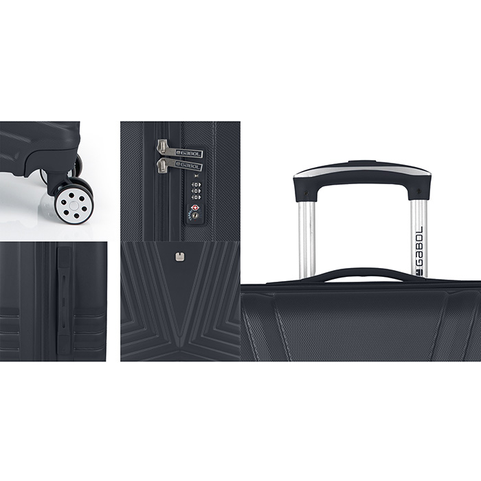 Veliki ABS kofer sa 4 točka Gabol Atlanta 118047-16 - pogled 5