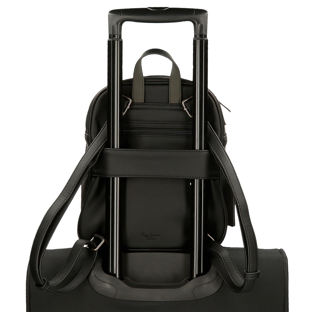 Pepe Jeans Modni ranac 28cm Piere black 71921 - pogled 5