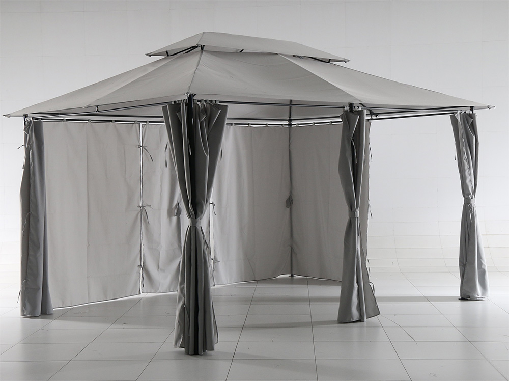 Gazebo Sa Zavesama - 3x4 m Bagheria Belize - pogled 5