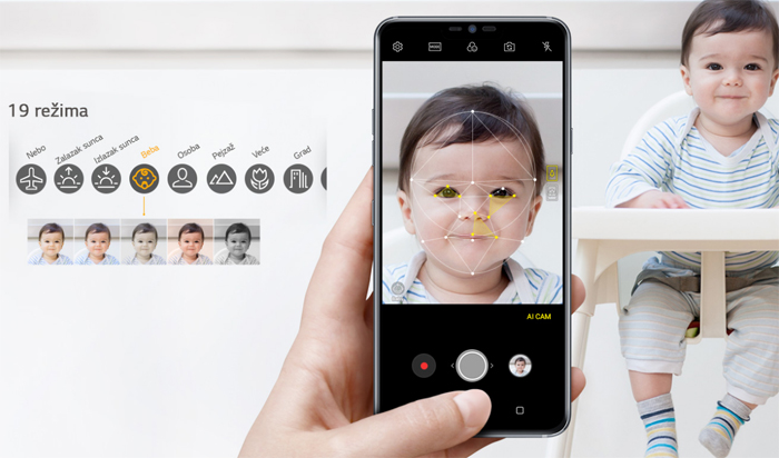 Mobilni telefon LG G7 Thinq 4/64 GB 16 Mpix - pogled 5