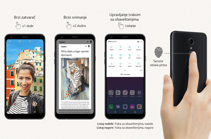 Mobilni telefon LG Q7 3/32 GB 13 Mpix - pogled 5