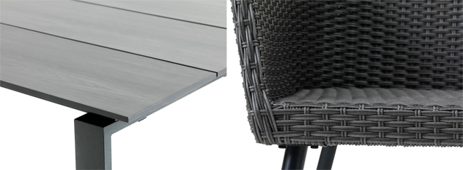 Baštenska garnitura Kopper Sto i četiri stolice - pogled 5