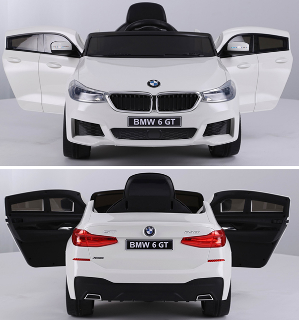 Dečiji automobil na akumulator BMW 6 GT Beli - pogled 5