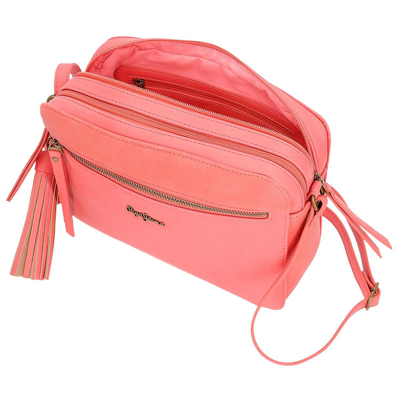 Pepe Jeans Ženska tašna sa dve pregrade Bitmat Coral 75253 - pogled 5