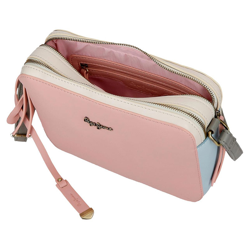 Pepe Jeans Torba na rame Mona Pink 75553 - pogled 5