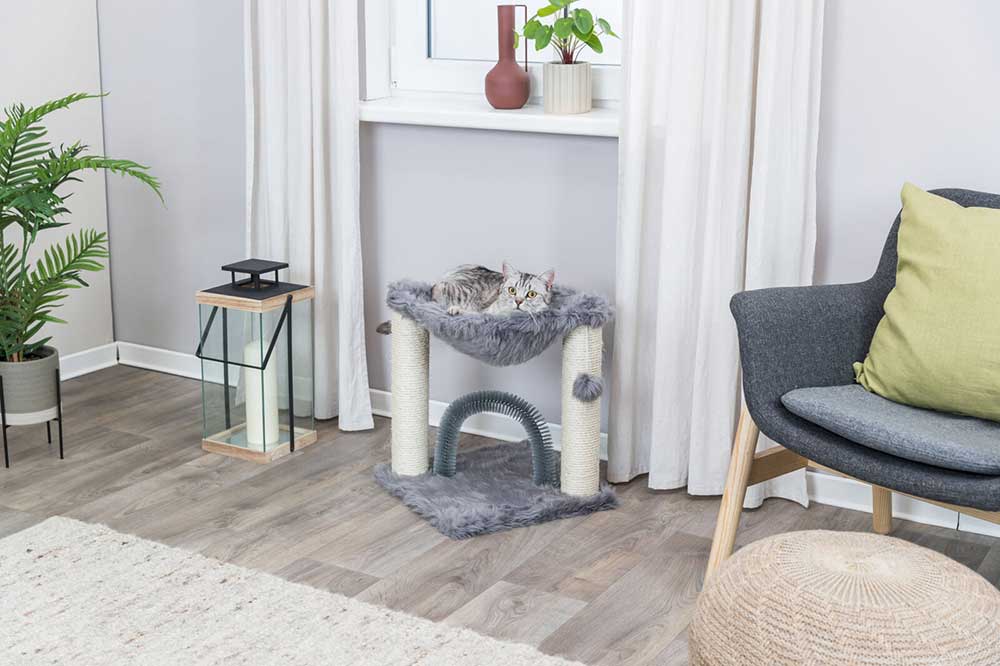 Grebalica za mačke 50cm sa četkom Baza Trixie 44548 - pogled 5