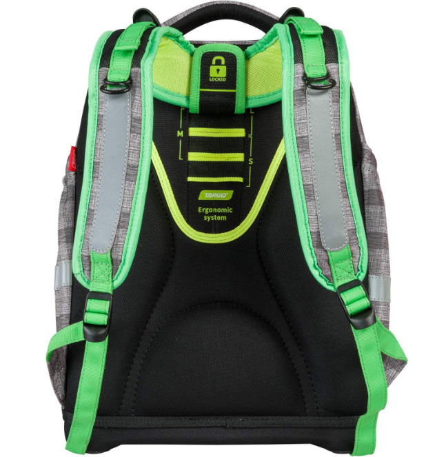 TARGET Superlight 2 Face Petit - Ranac za školu GREY 73 21847 - pogled 5