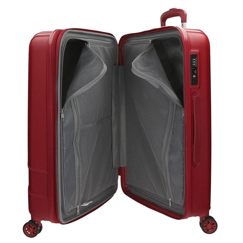 Koferi Movom Trendy Red Set 55cm-67cm-76cm 58194 - pogled 5