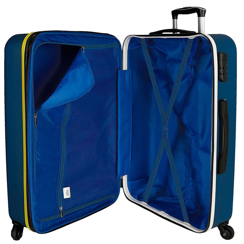 Movom ABS Koferi Flash Navy Komplet 55cm-69cm-79cm 58394 - pogled 5