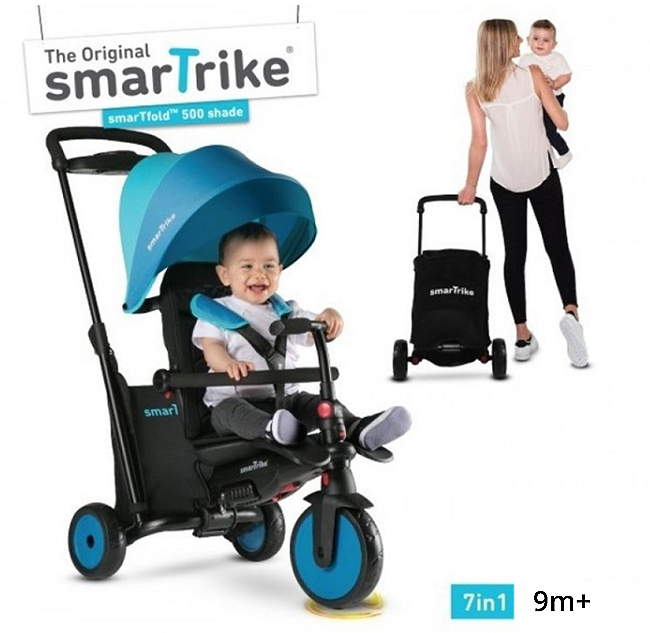 SMART TRIKE Tricikl FOLDING 500 Plavi - pogled 5