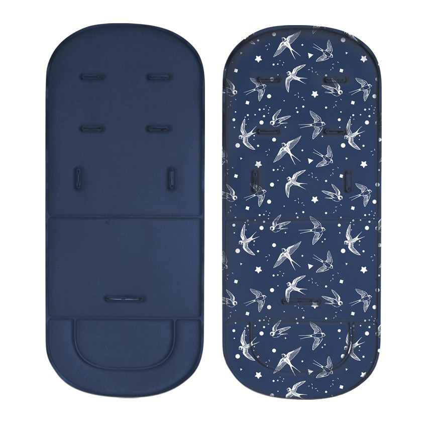 LORELLI Kolica za bebe LORA SET Dark Blue Birds - pogled 5
