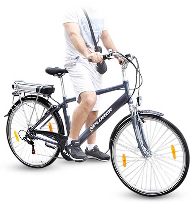 Električni bicikl Xplorer Silver Line E-bike 28 6924 - pogled 5
