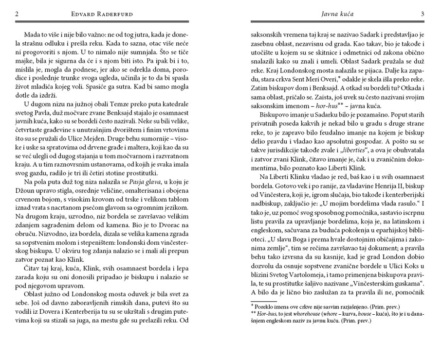 London - II Tom, Edvard Raderfurd - pogled 5