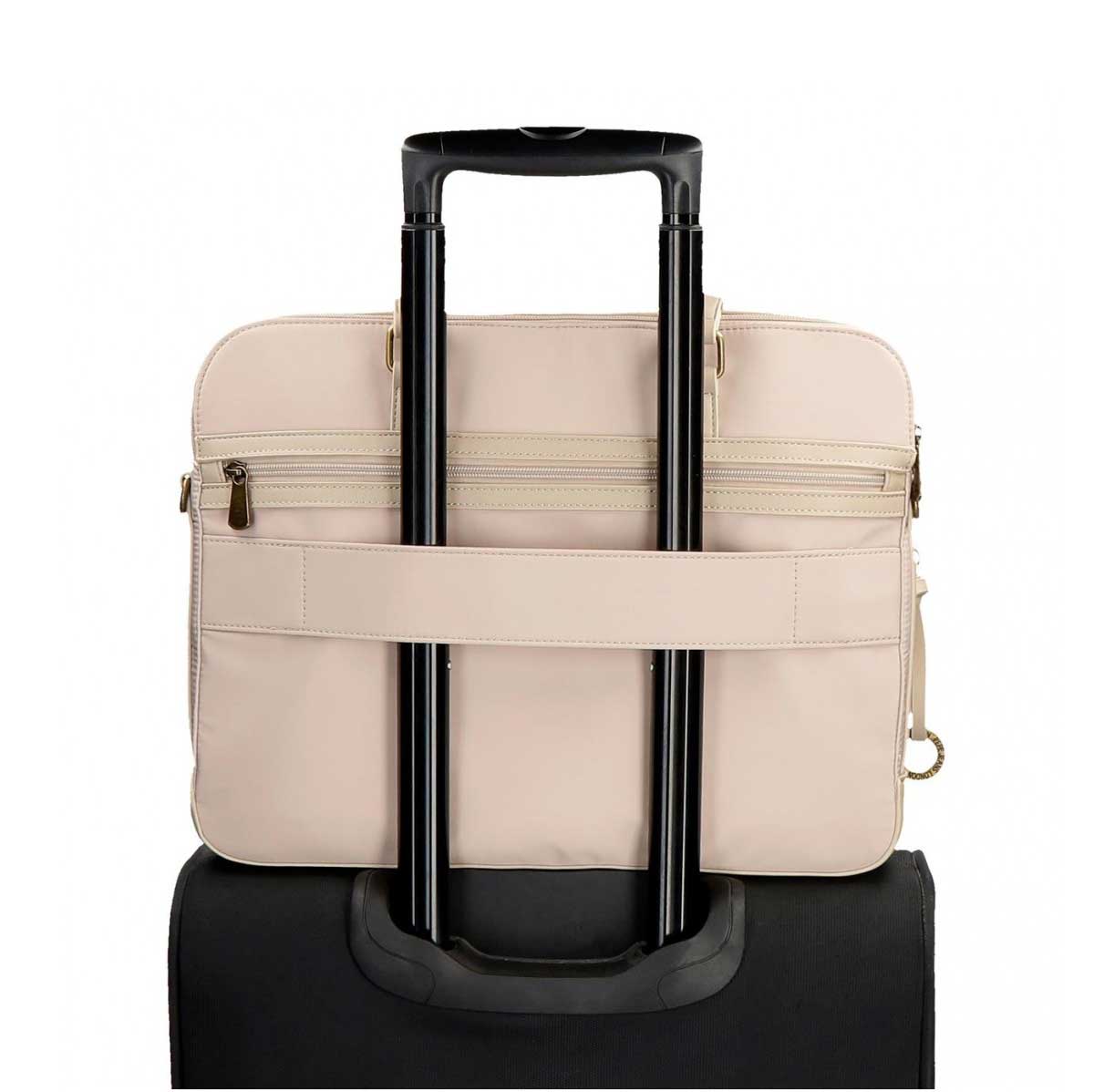 Poslovna laptop torba Pepe Jeans Morgan beige 79260 - pogled 5