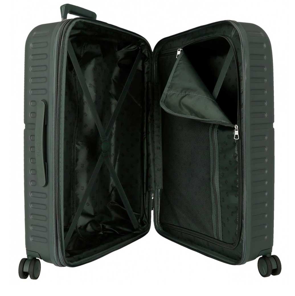 Koferi za putovanja 70cm i 55cm Pepe Jeans Accent green 76995 - pogled 5