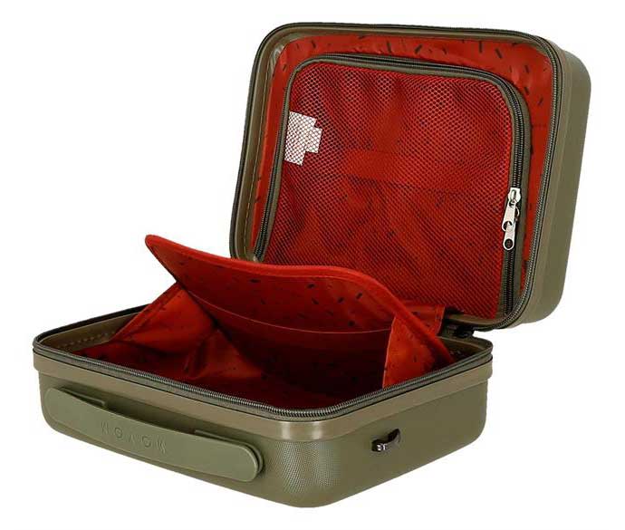 Kofer neseser za kozmetiku Movom Wood dark green 53139 - pogled 5