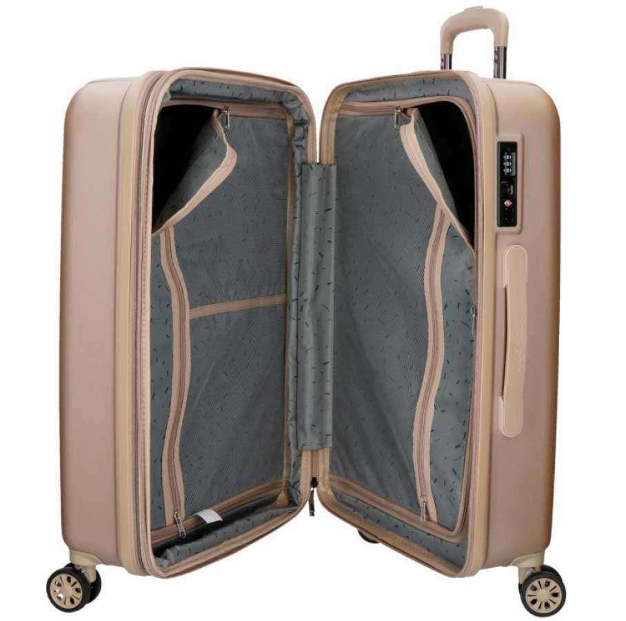 Komplet kofera 55cm-70cm Movom Wood champagne 53189 - pogled 5