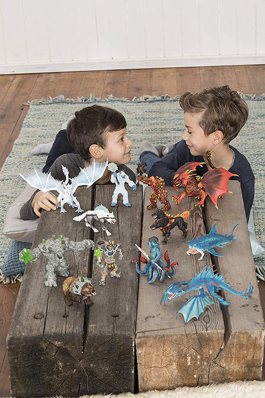 Schleich Figure Eldrador - Pakleni dvoglavi pas 42451 - pogled 5