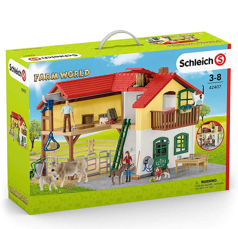 Schleich Figure Domaće životinje - Velika farma sa ljudima i životinjama 42407 - pogled 5