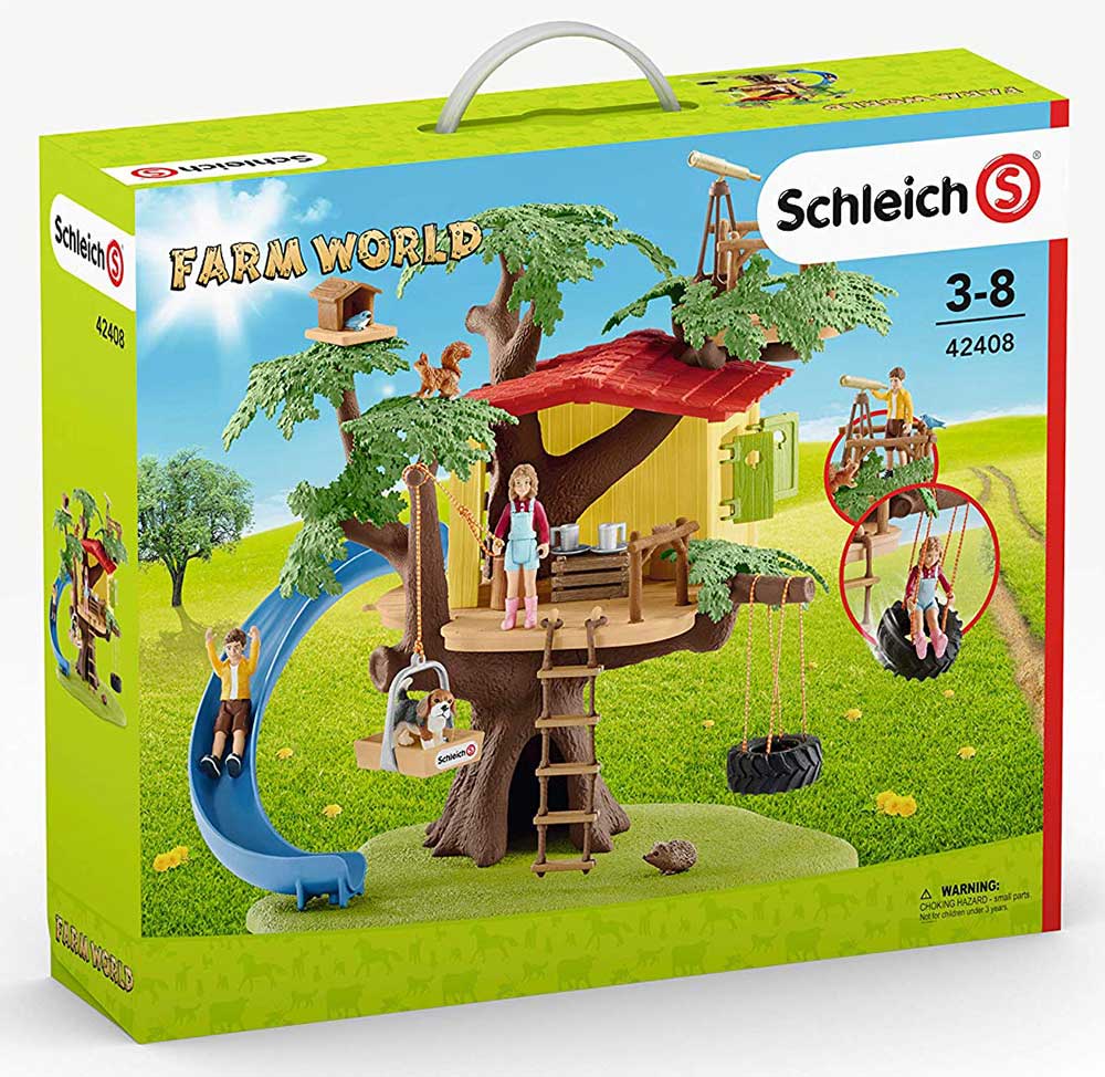 Schleich Figure Domaće životinje - Kućica na drvetu deca i ljubimci 42408 - pogled 5