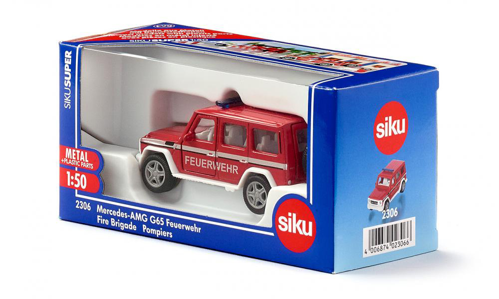 SIKU Autić Vatrogasno komandno vozilo Mercedes-AMG G65 - Fire Command Car 2306 - pogled 5