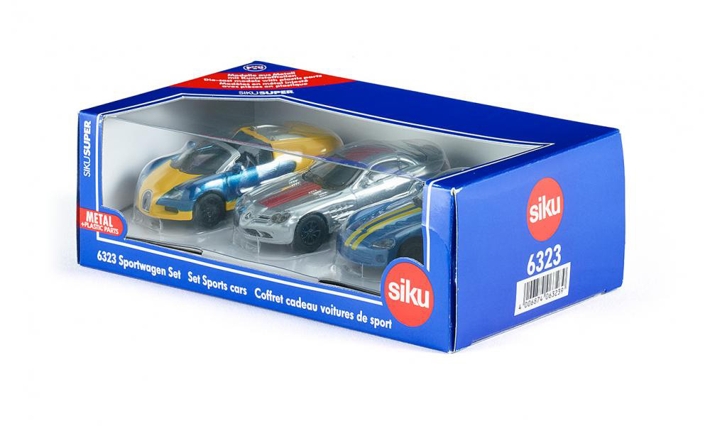 SIKU Set sportskih autića - Sportscars set 6323 - pogled 5