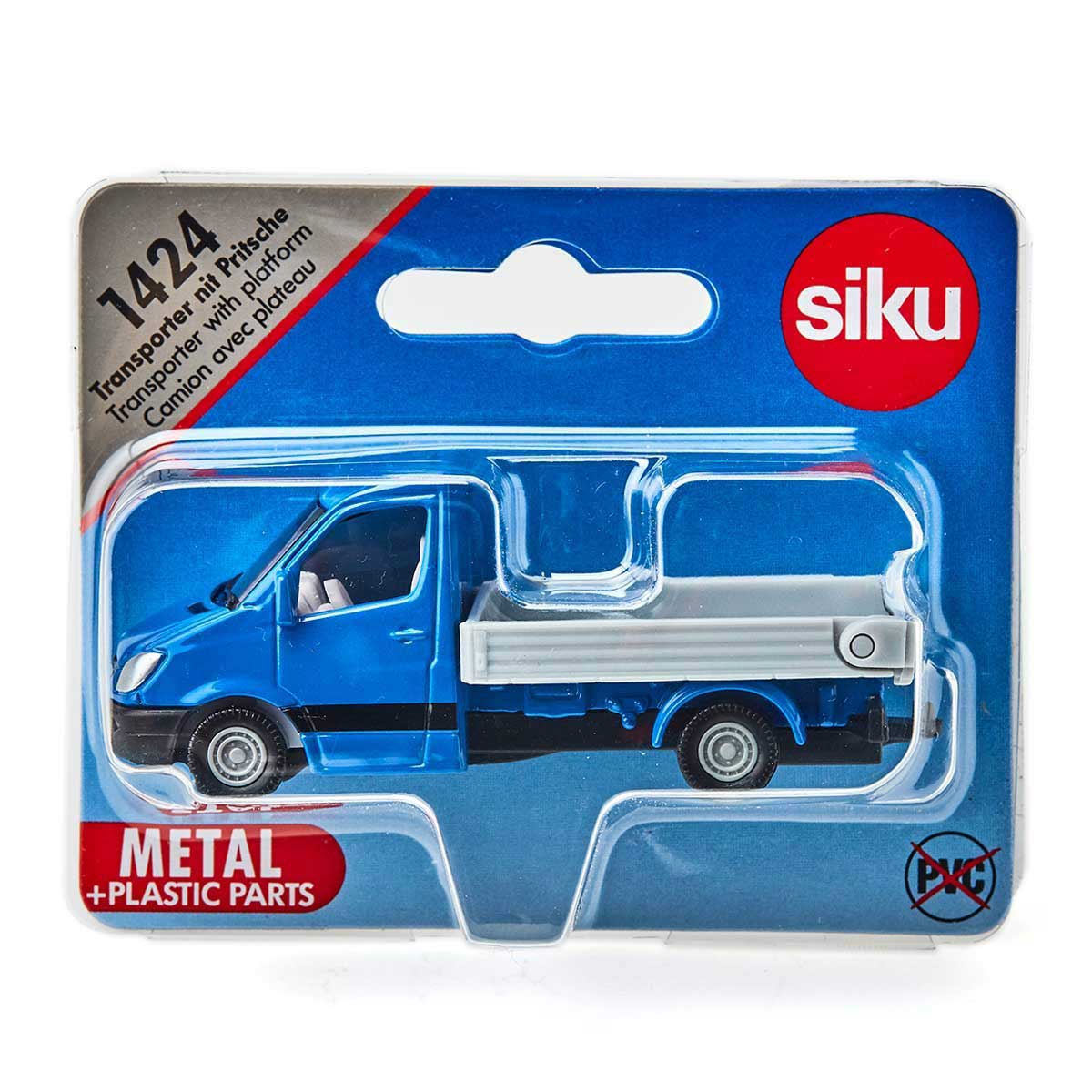 SIKU Kamion transporter sa platformom - Transporter with platform 1424 - pogled 5