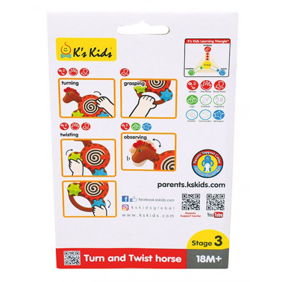 KSKIDS Igračka KONJIĆ - Turn and Twist Horse - KA10768 - pogled 5