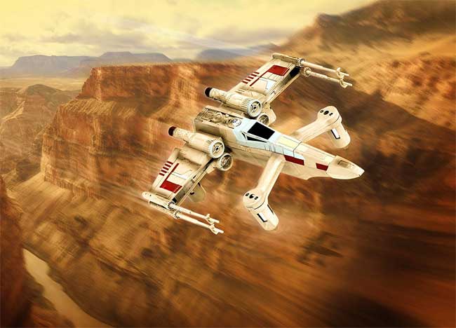 Letelica sa daljinskim upravljanjem Star Wars T-65 X-Wing Dron SW-1002 - pogled 5
