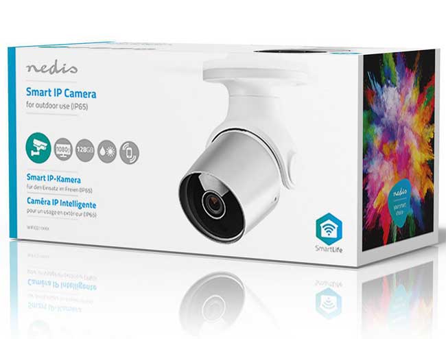 Smart Wi-Fi Full HD IP kamera za spoljnu upotrebu Nedis WIFICO11CWT - pogled 5